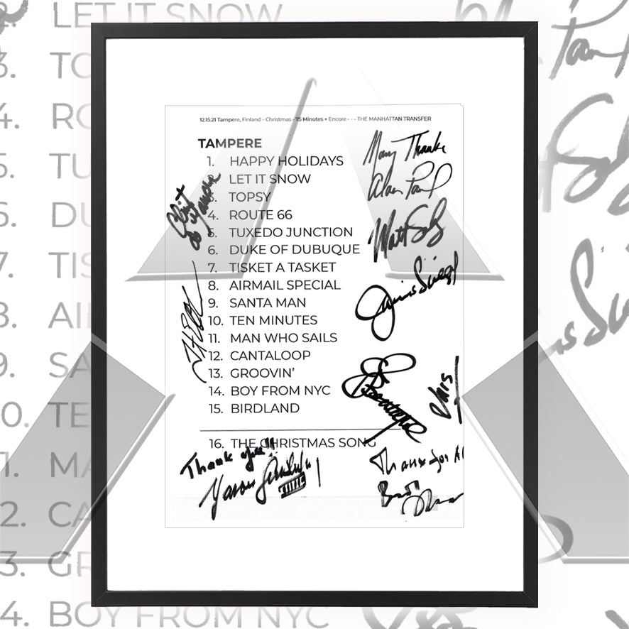 The Manhattan Transfer ★ Tampere Finland 2021 (2 variations-S)