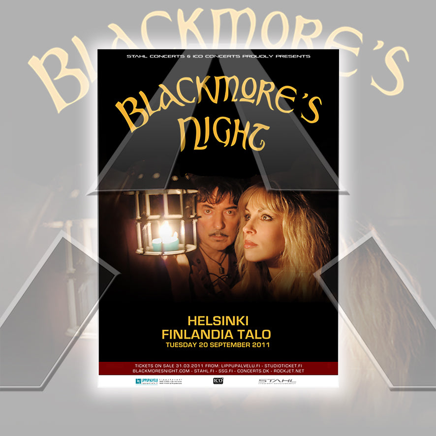 Blackmores Night ★ Helsinki Finland 2011 (tour poster - 2 versions)