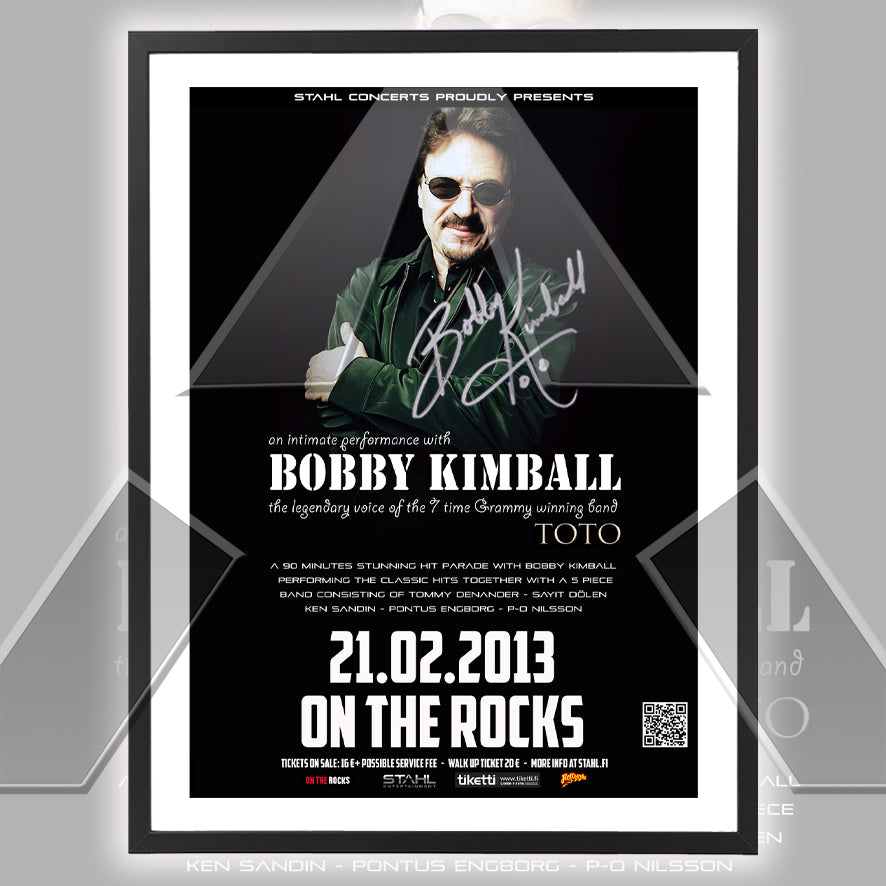 Bobby Kimball ★ An Intimate Performance 2013 (tour poster - 3 variations)