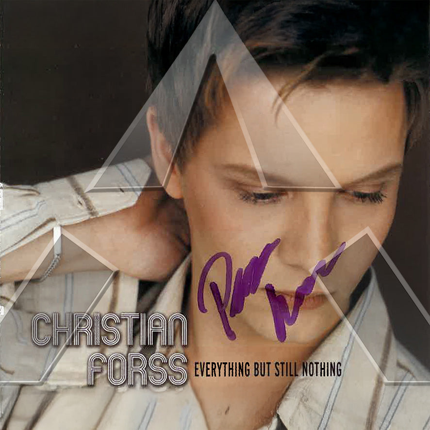 Christian Forss ★ Everything But Still Nothing (cd single - FIN 0161086ERE)