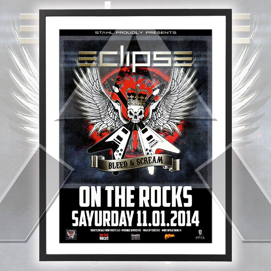 Eclipse ★ Helsinki Finland 2014 (tour poster)