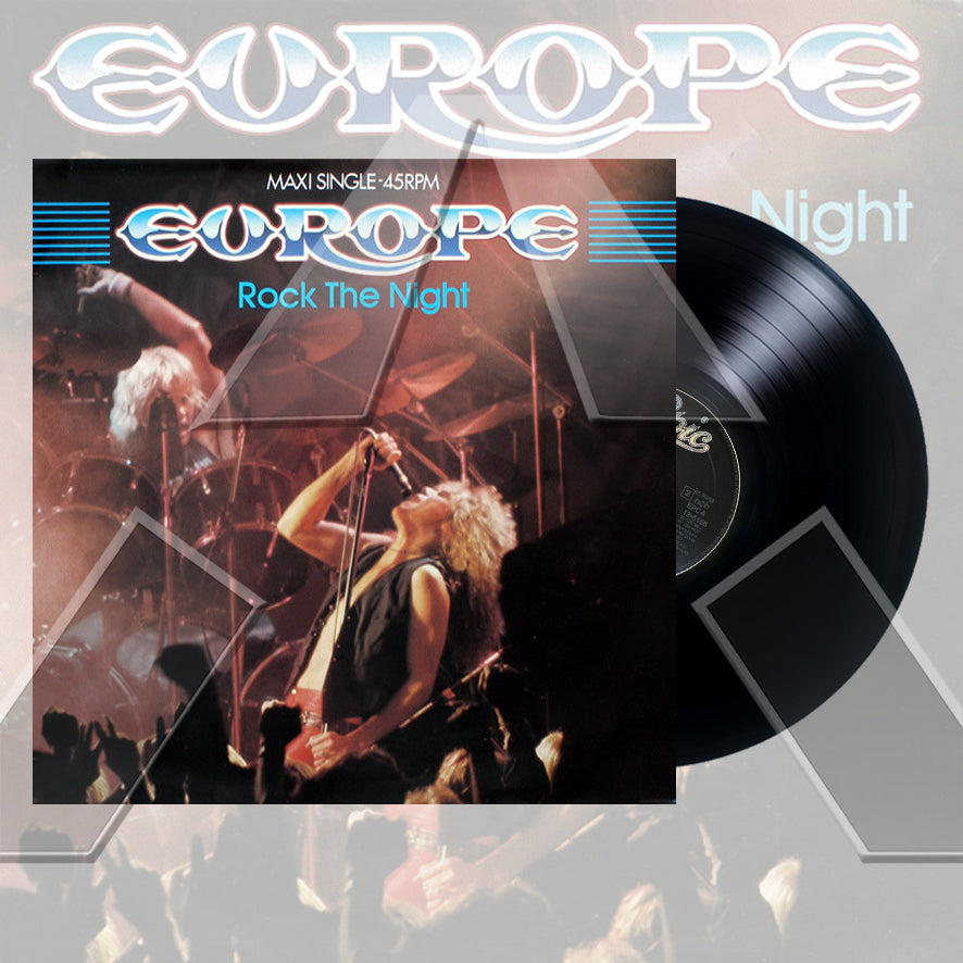 Europe ★ Rock The Night (vinyl maxi single - 2 versions)