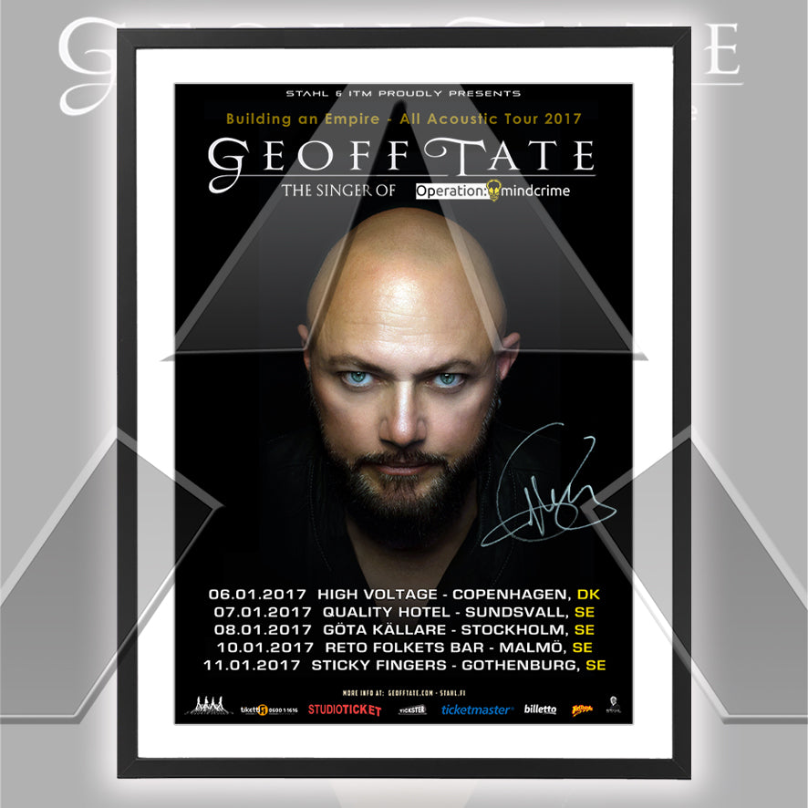 Geoff Tate ★ Nordic 2017 (tour poster - 3 variations)
