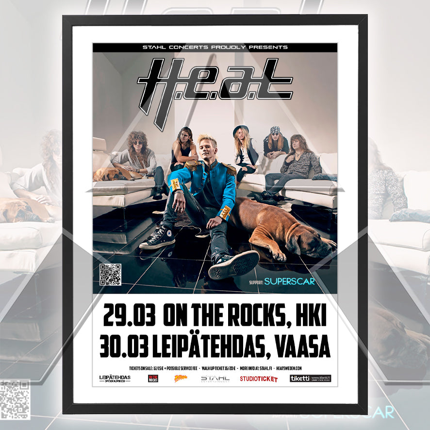 H.e.a.t ★ Finland 2013 (tour poster)