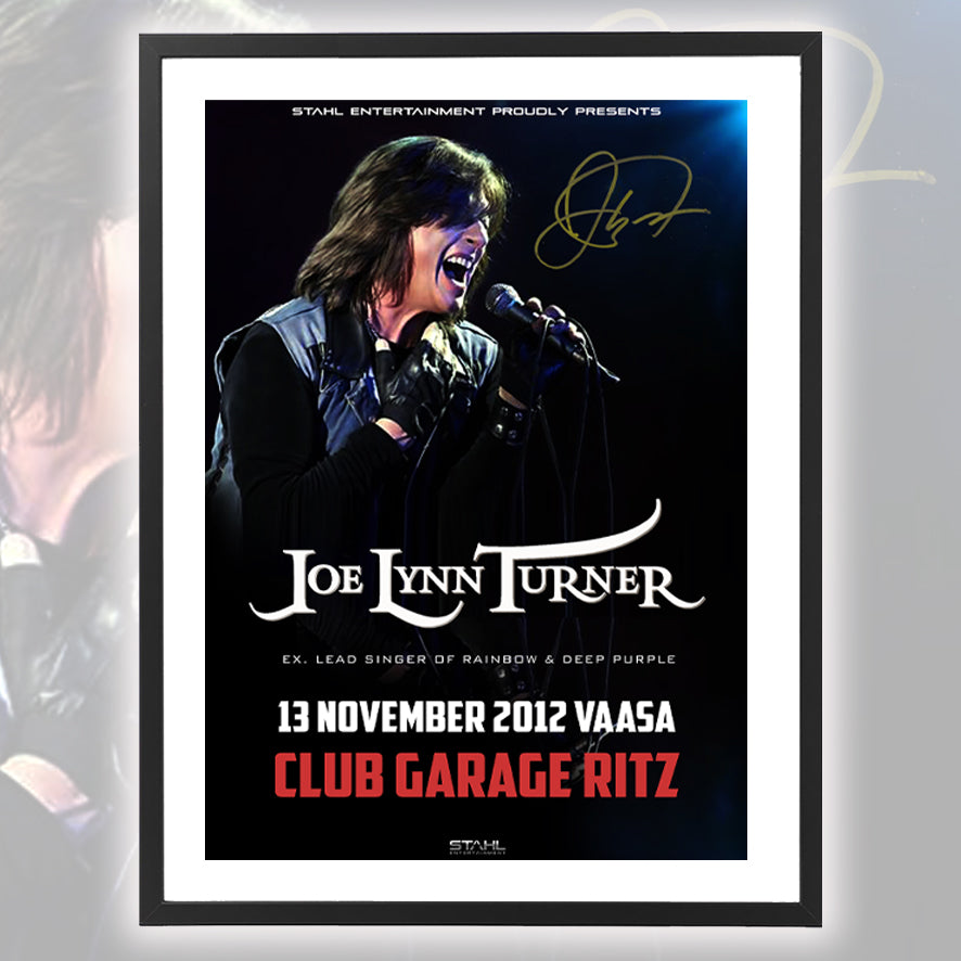 Joe Lynn Turner ★ Vaasa Finland 2012 (tour poster - 3 variations)