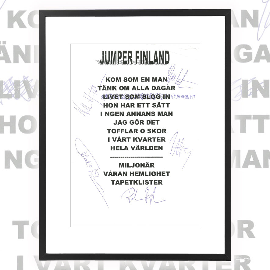 Jumper ★ Europe 1998 (setlist - 2 variations)