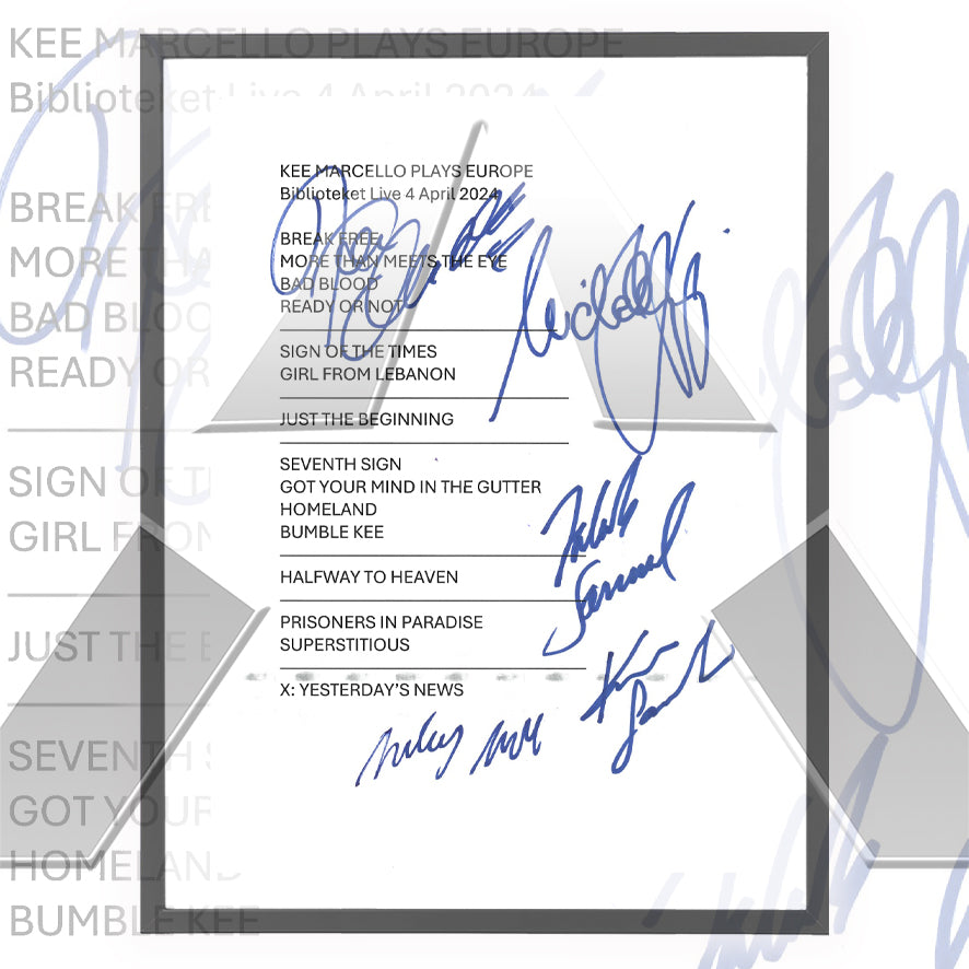 Kee Marcello ★ Stockholm Sweden 2024 (setlist - 2 variations)