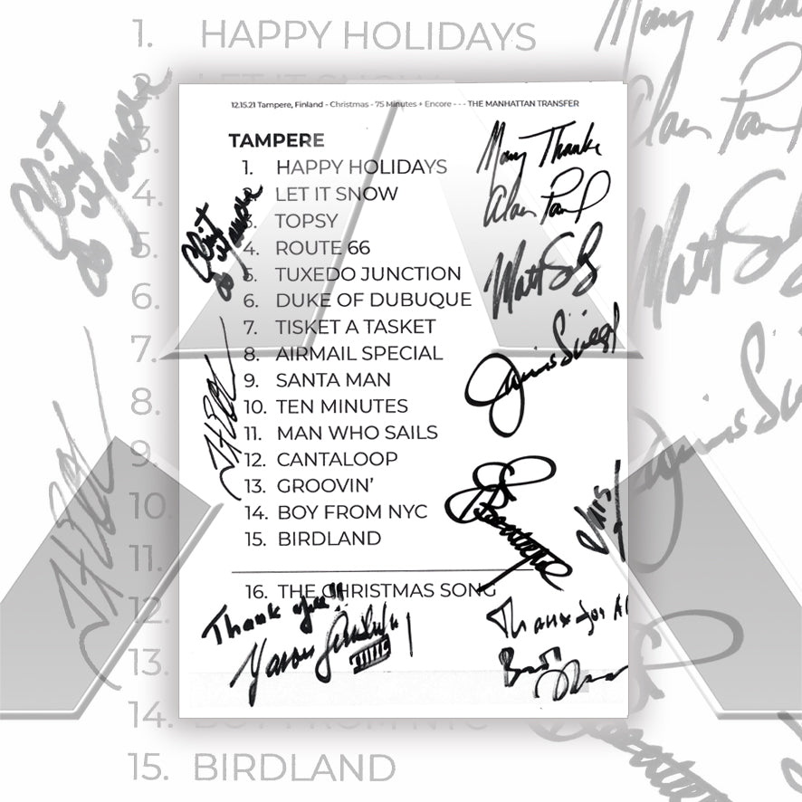 Manhattan Transfer ★ Tampere Finland 2021 (setlist - 2 versions)