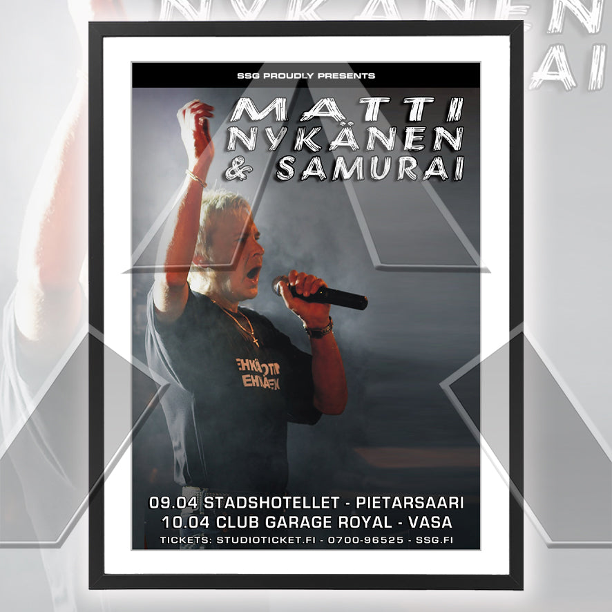 Matti Nykänen ★ Vaasa Finland 2009 (tour poster)