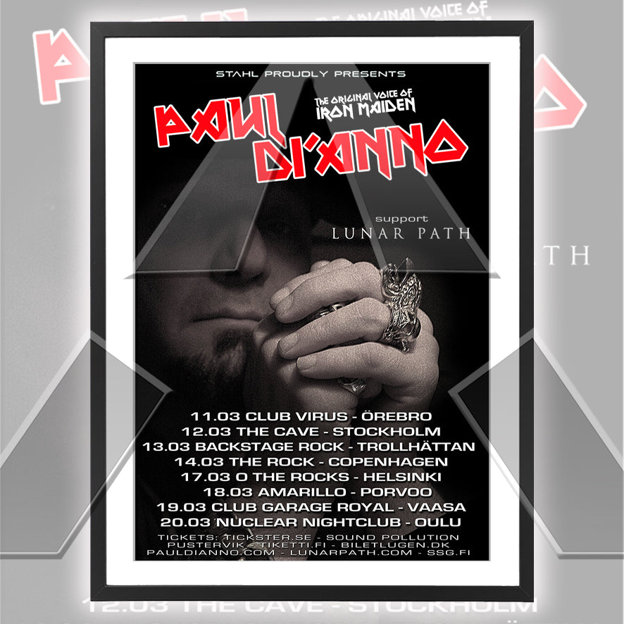 Paul Di'Anno ★ Finland 2011 (tour poster)