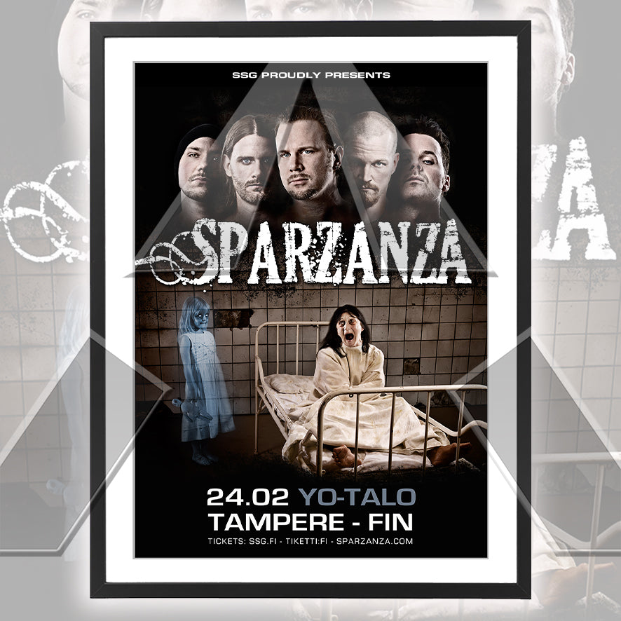 Sparzanza ★ Tampere Finland 2011 (tour poster)