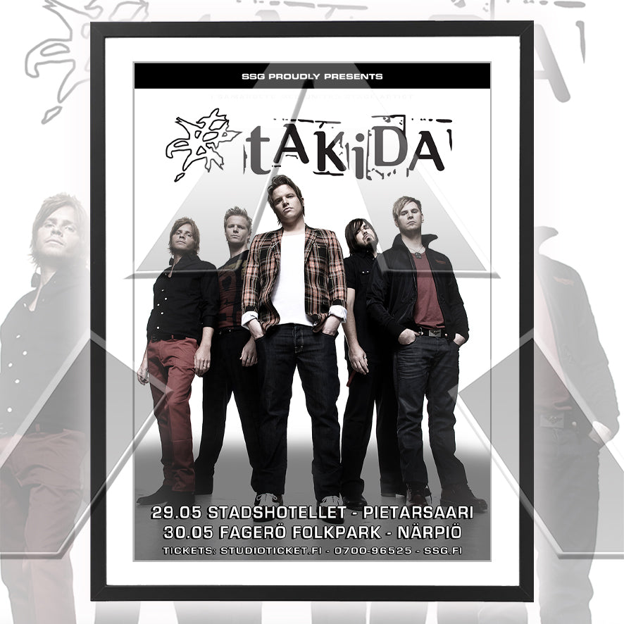 Takida ★ Finland 2009 (tour poster)