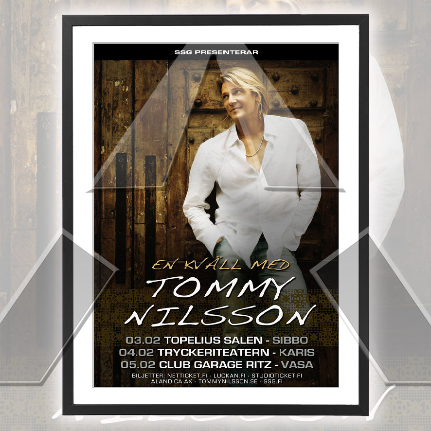 Tommy Nilsson ★ Finland 2010 (tour poster)