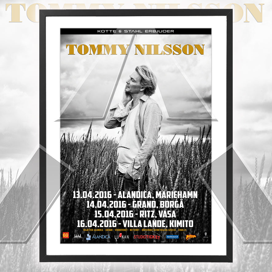 Tommy Nilsson ★ Finland 2016 (tour poster)