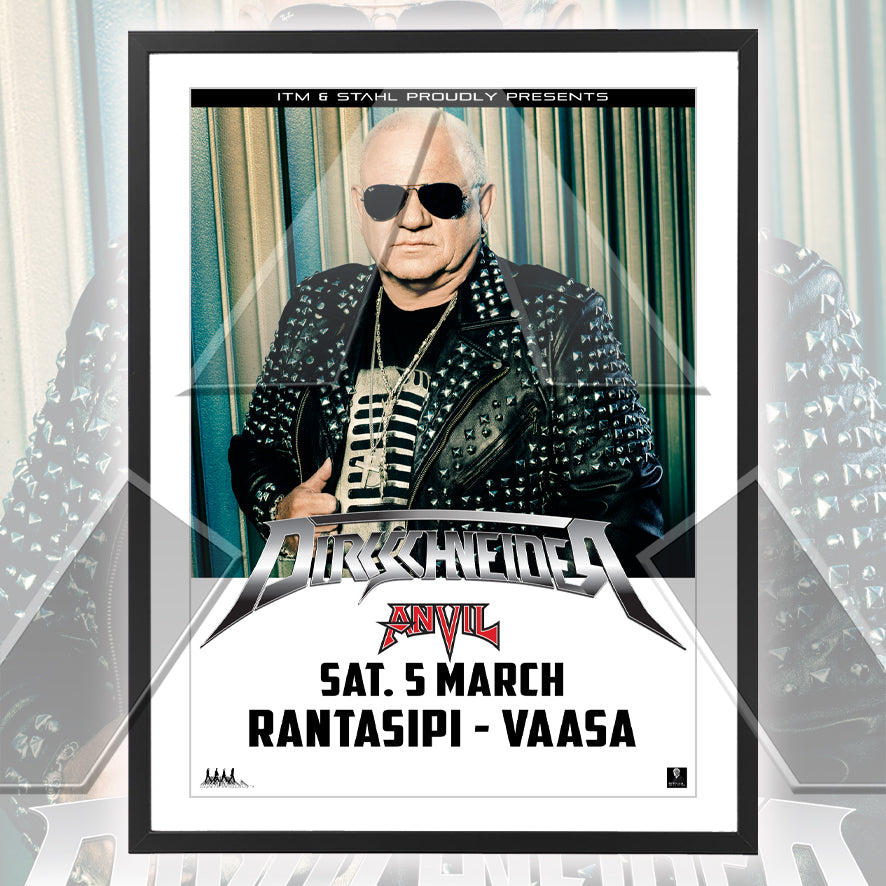 Dirkschneider ★ Vaasa Finland 2016 (tour poster)