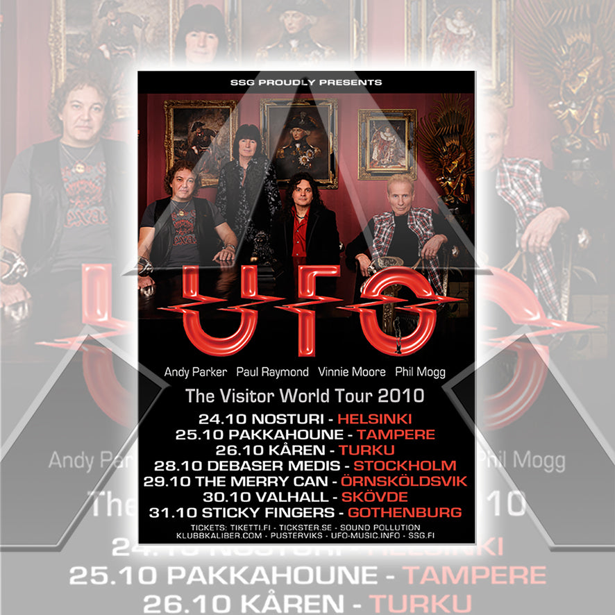 UFO ★ Nordic Tour Poster 2010 (tour poster - 2 versions)