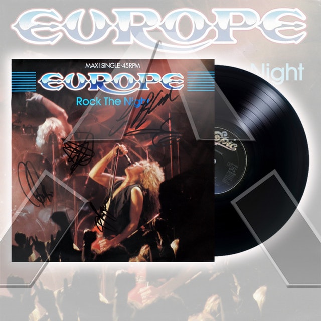 Europe ★ Rock The Night (vinyl maxi & single - 3 versions)