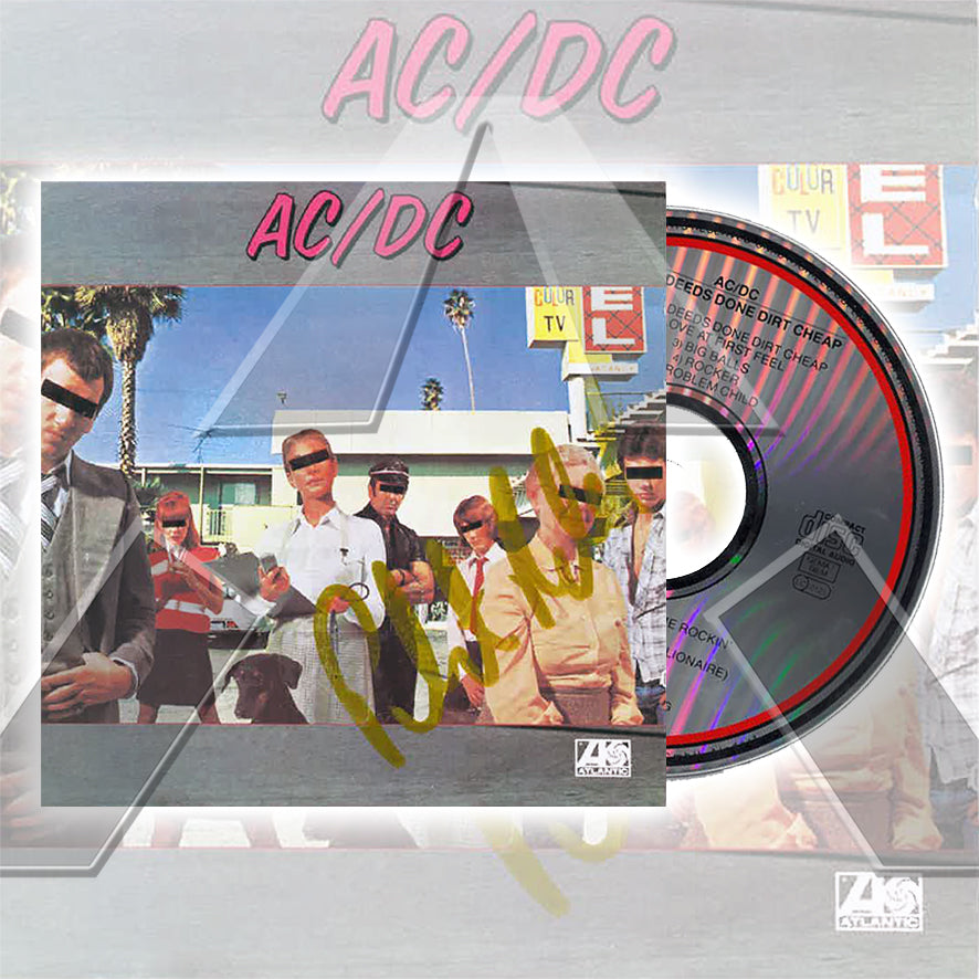 AC/DC ☆ Dirty Deeds Done Dirt Cheap (EU 250 323-S) – Stahl