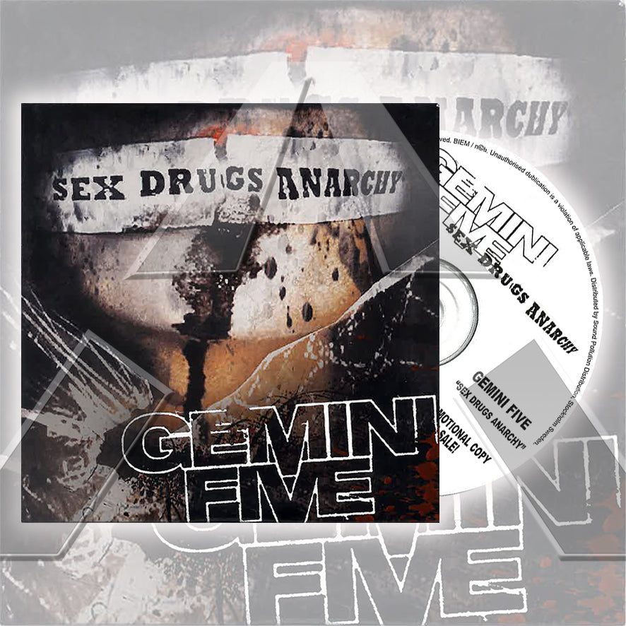Gemini Five ★ Sex, Drugs Anarchy (EU KING 052 CD PROMO)