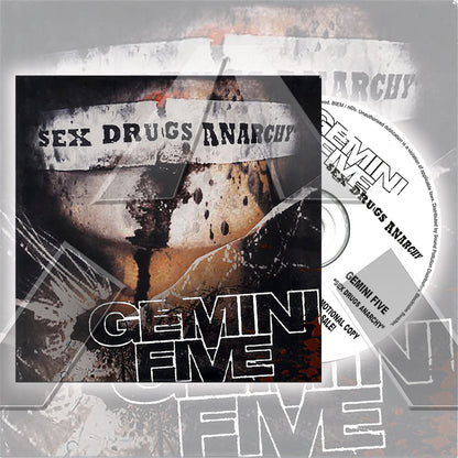 Gemini Five ★ Sex, Drugs Anarchy (EU KING 052 CD PROMO)