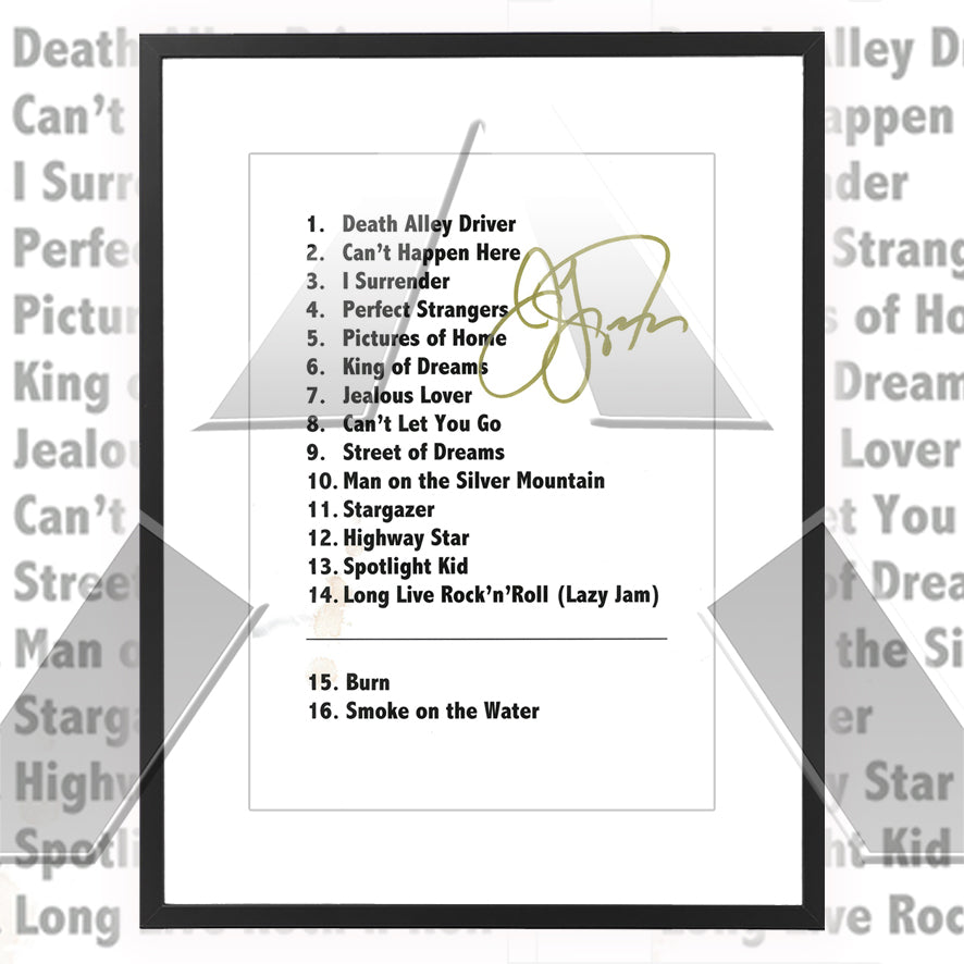 Joe Lynn Turner ★ Spain 2017 (2 variations-S)