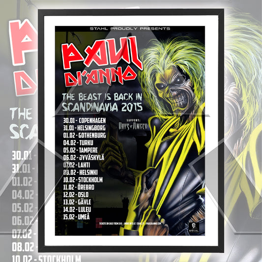 Paul Di'Anno ★ The Beast is Back in Scandinavia 2015