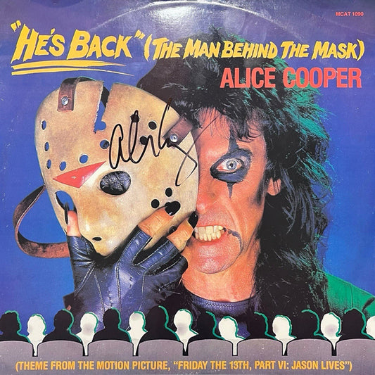Alice Cooper ★ He's Back - The Man Behind The Mask (vinyl single - 2 variations