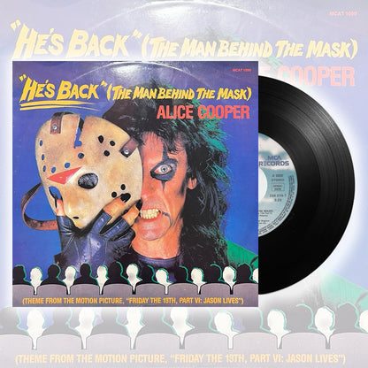 Alice Cooper ★ He's Back - The Man Behind The Mask (vinyl single - 2 variations