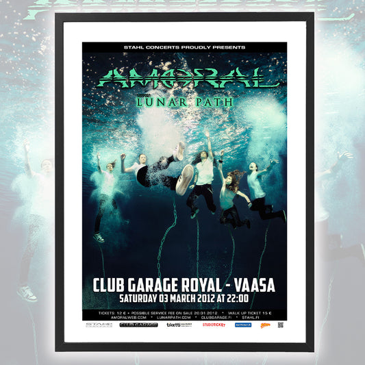 Amoral ★ Vaasa Finland 2012 (tour poster)
