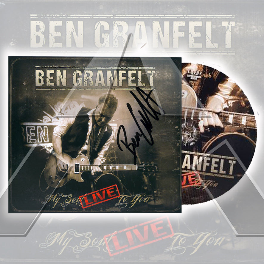 Ben Granfelt ★ My Soul To You LIVE (cd album - 2 variations)