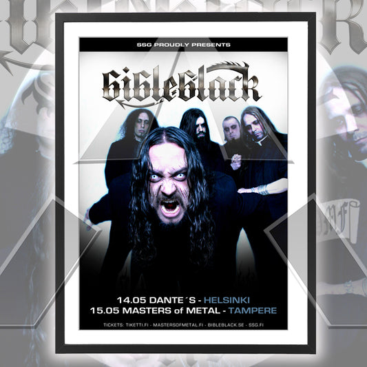 bibleblack ★ Finland 2012 (tour poster - 2 variations)