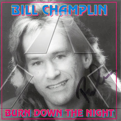 Bill Champlin ★ Burn Down The Night (cd album - 2 variations)