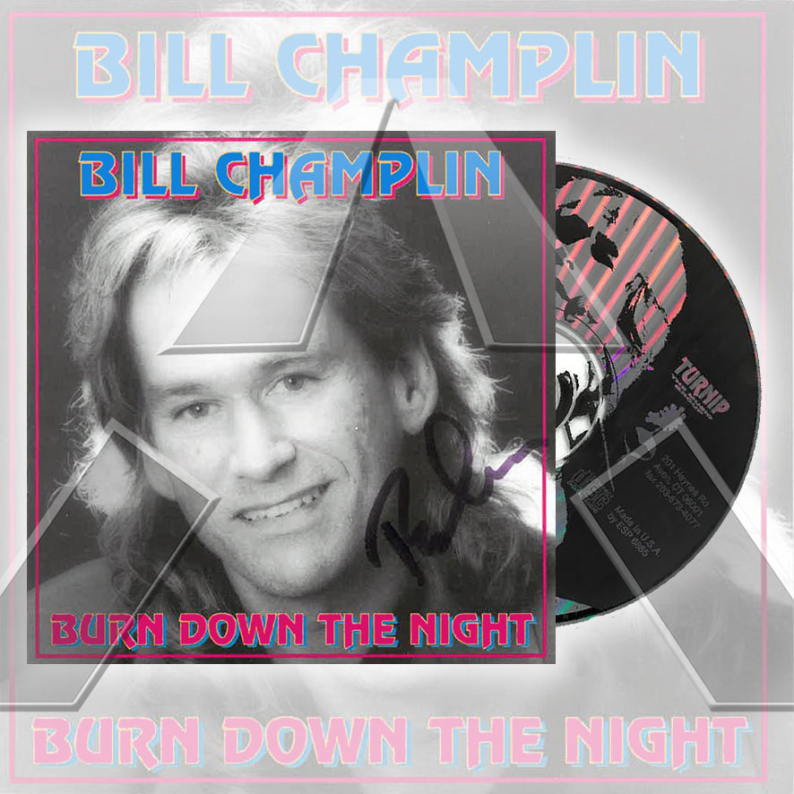 Bill Champlin ★ Burn Down The Night (cd album - 2 variations)