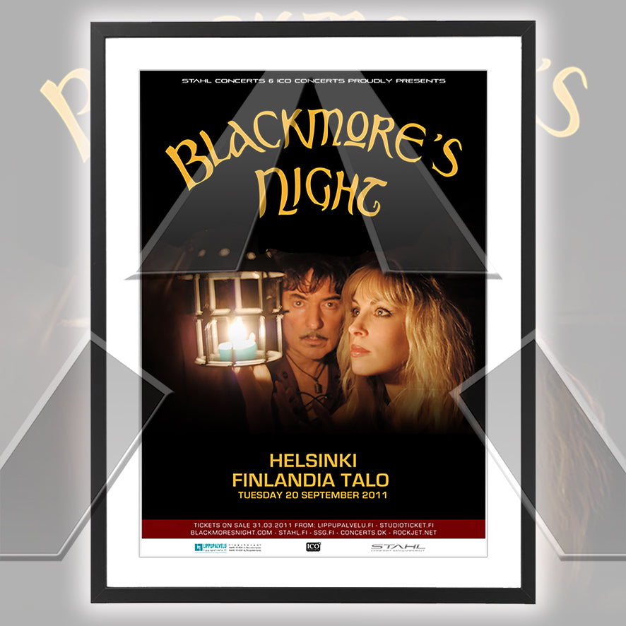 Blackmores Night ★ Helsinki Finland 2011 (tour poster - 2 variations)