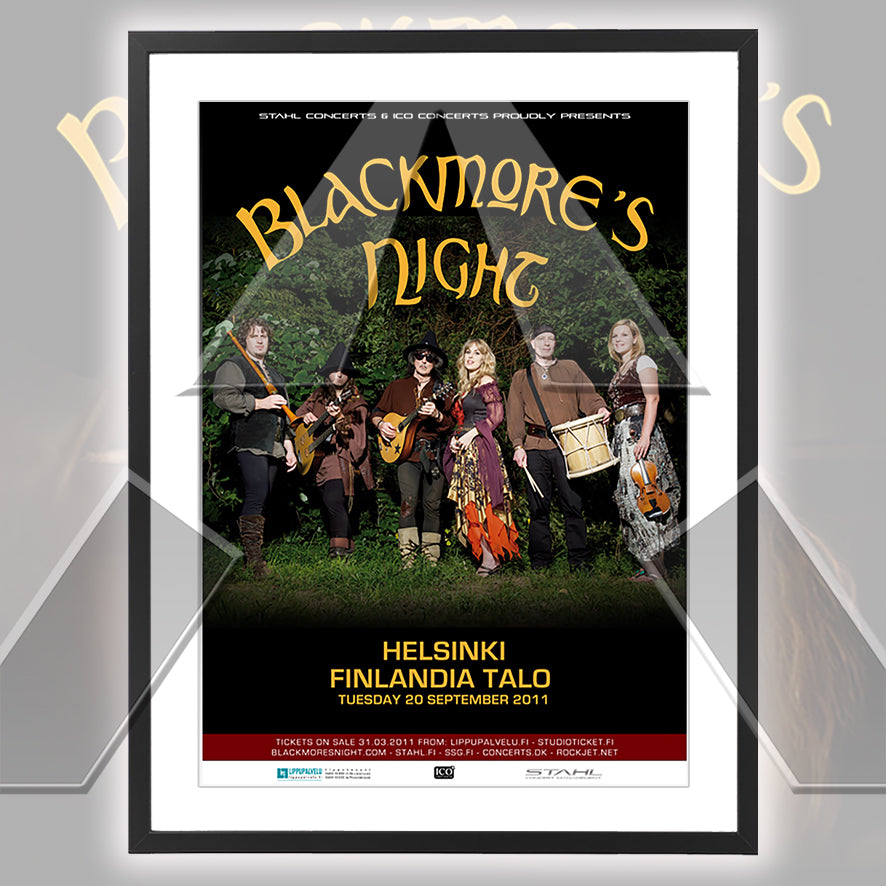 Blackmores Night ★ Helsinki Finland 2011 (tour poster - 2 variations)