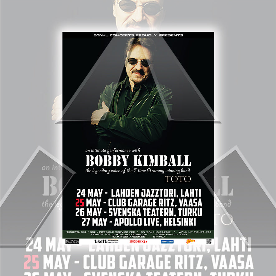 Bobby Kimball ★ An Intimate Performance 2012 (tour poster - 3 versions)