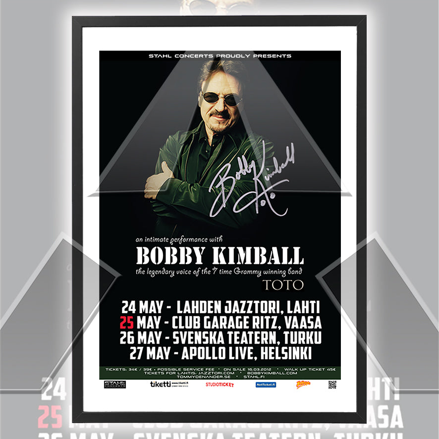 Bobby Kimball ★ An Intimate Performance 2012 (tour poster - 3 versions)