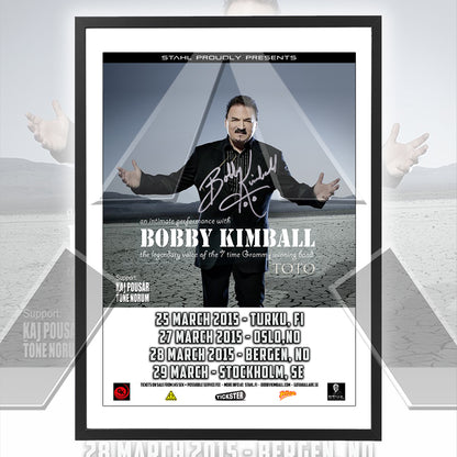 Bobby Kimball ★ An Intimate Performance 2015 (tour poster - 3 versions)
