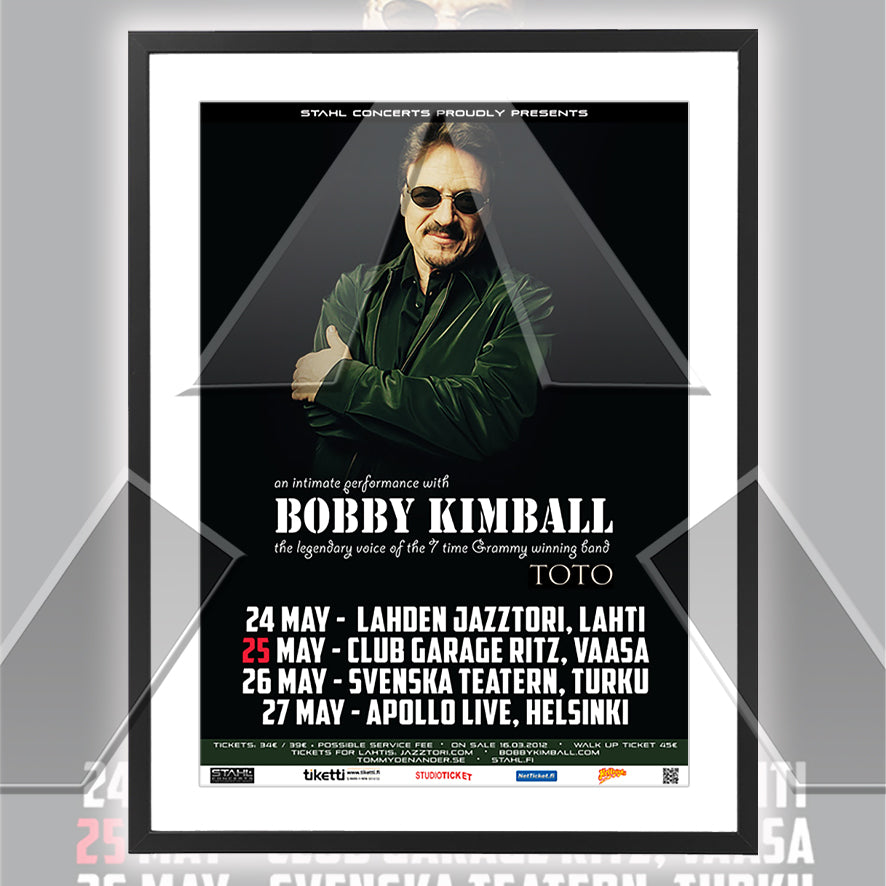 Bobby Kimball ★ An Intimate Performance 2012 (tour poster - 3 variations)