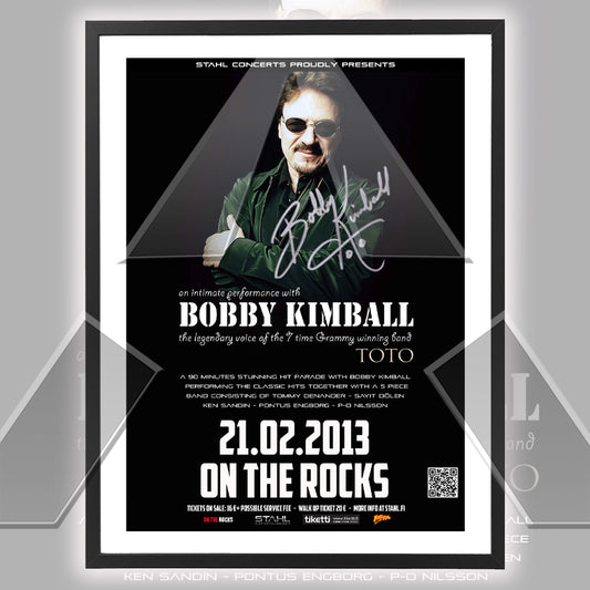 Bobby Kimball ★ An Intimate Performance 2013 (tour poster - 3 variations)