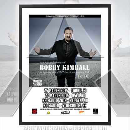 Bobby Kimball ★ An Intimate Performance 2015 (tour poster - 3 variations)