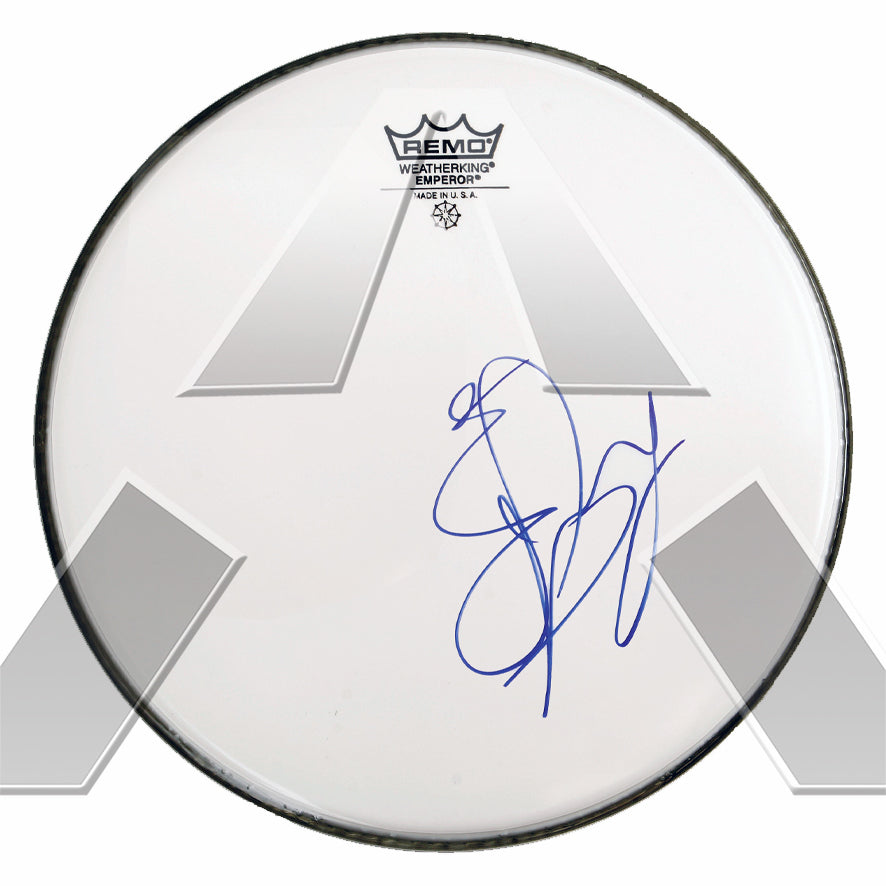 Charlie Watts ★ Drumhead (signed)