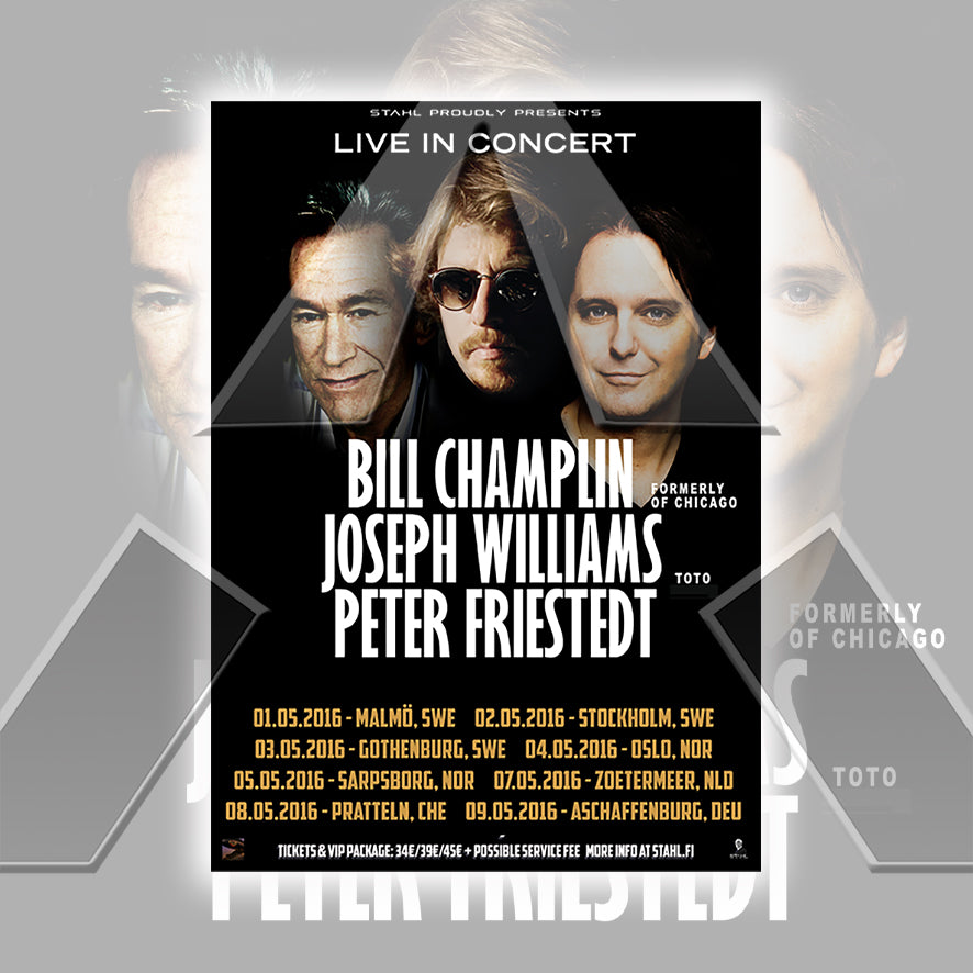 CWF ★ Live in Concert 2016 (tour poster - 2 versions)