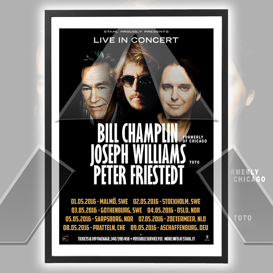 CWF ★ Live in Concert 2016 (tour poster - 2 versions)