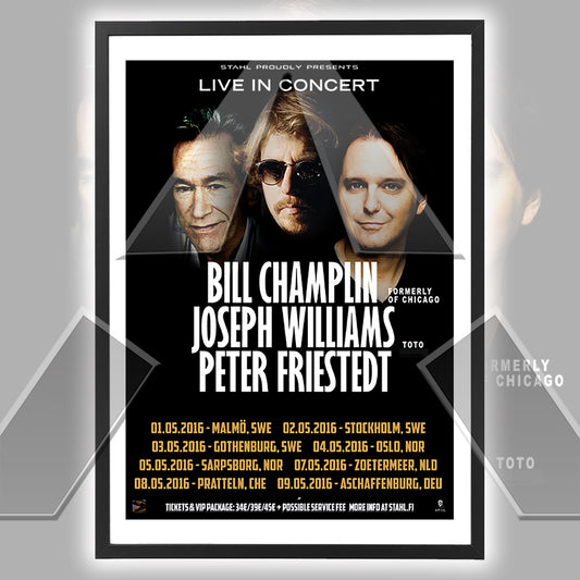 CWF ★ Live in Concert 2016 (tour poster - 2 versions)