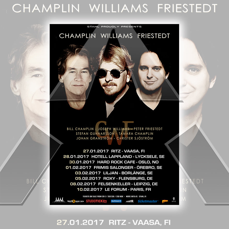 CWF ★ Live in Concert 2017 (tour poster - 2 versions)
