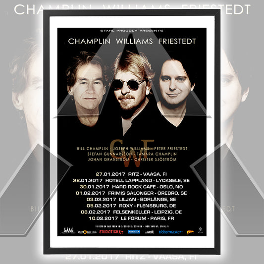 CWF ★ Live in Concert 2017 (tour poster - 2 versions)