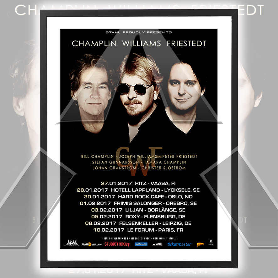 CWF ★ Live in Concert 2017 (tour poster)