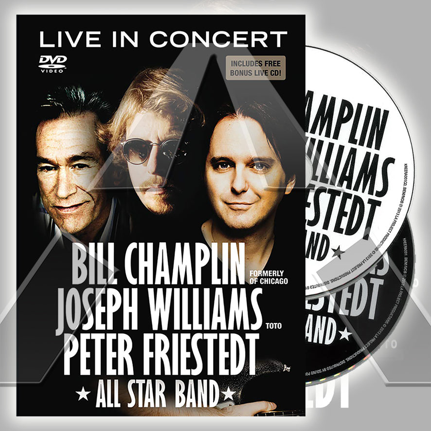 Champlin Williams Friestedt ★ Live in Concert (cd album & dvd - 2 versions)
