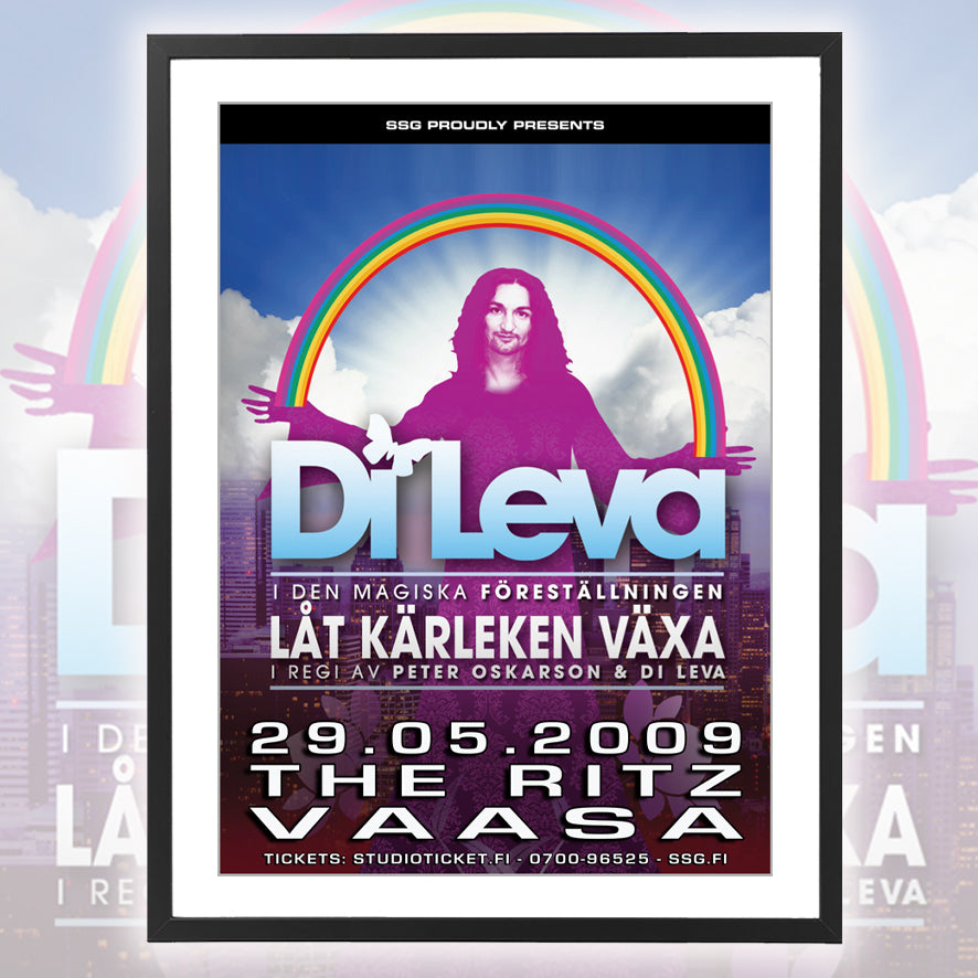 Di Leva ★ Vaasa Finland 2009 (tour poster  - 3 variations)